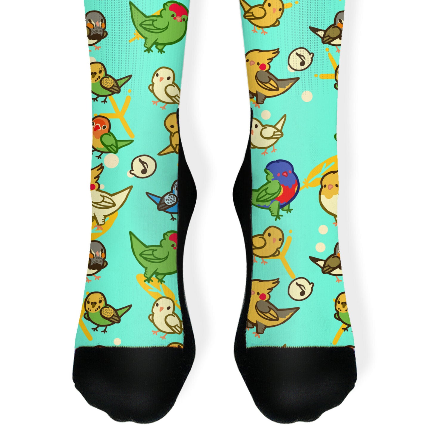 Bird Lover Pattern Socks