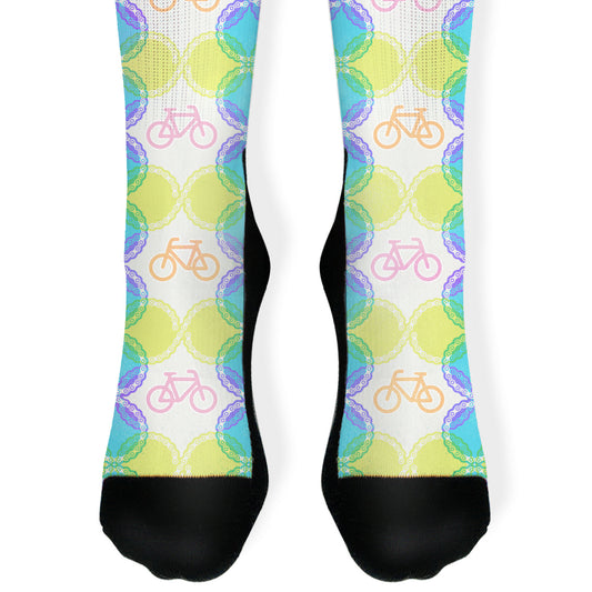 Bicycle Pattern Socks