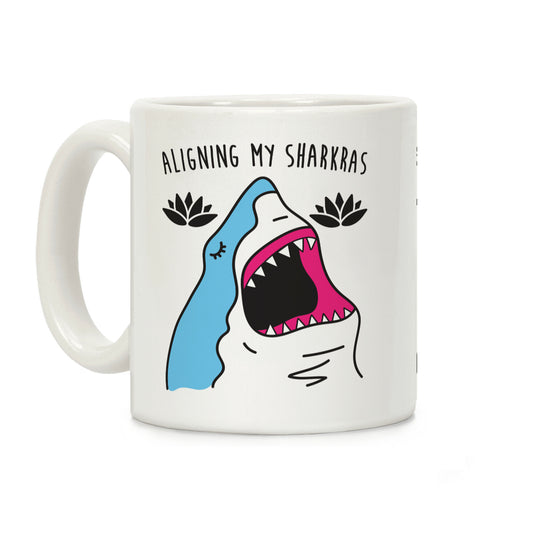 Aligning My Sharkras Coffee Mug