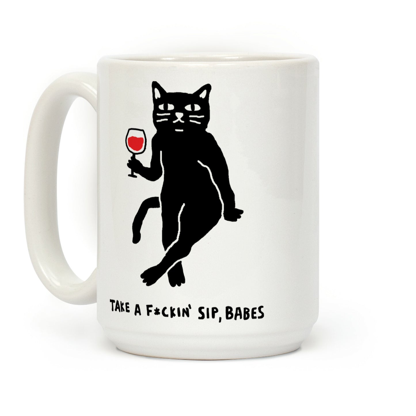 Take A F***in Sip Babes Cat Coffee Mug