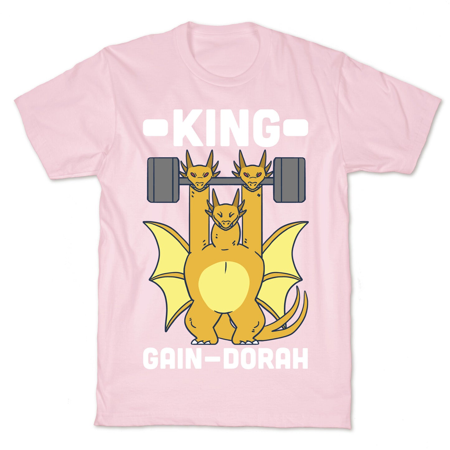 King Gain-dorah - King Ghidorah T-Shirt
