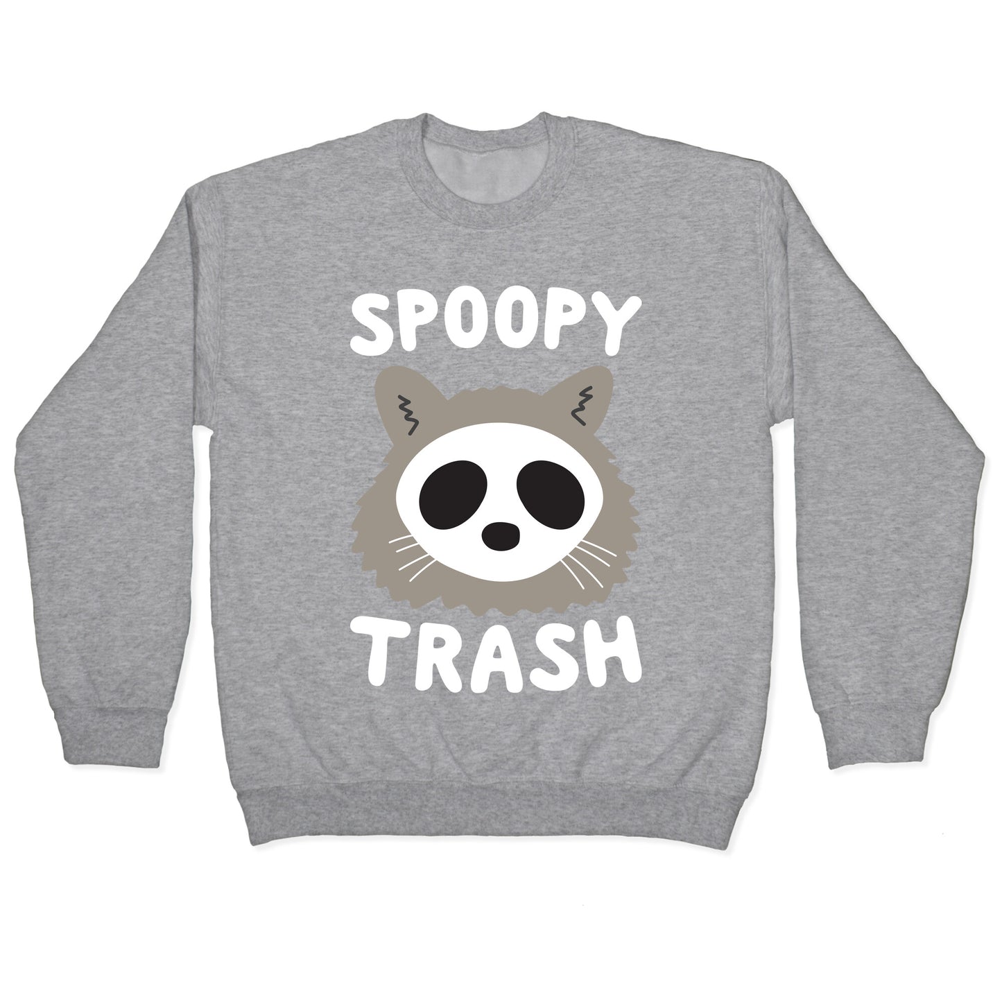 Spoopy Trash Raccoon Crewneck Sweatshirt