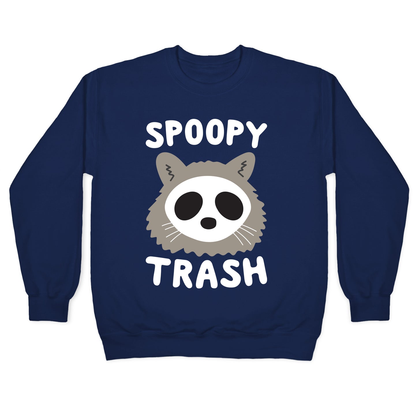 Spoopy Trash Raccoon Crewneck Sweatshirt