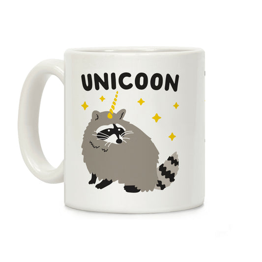 Unicoon Raccoon Unicorn Coffee Mug