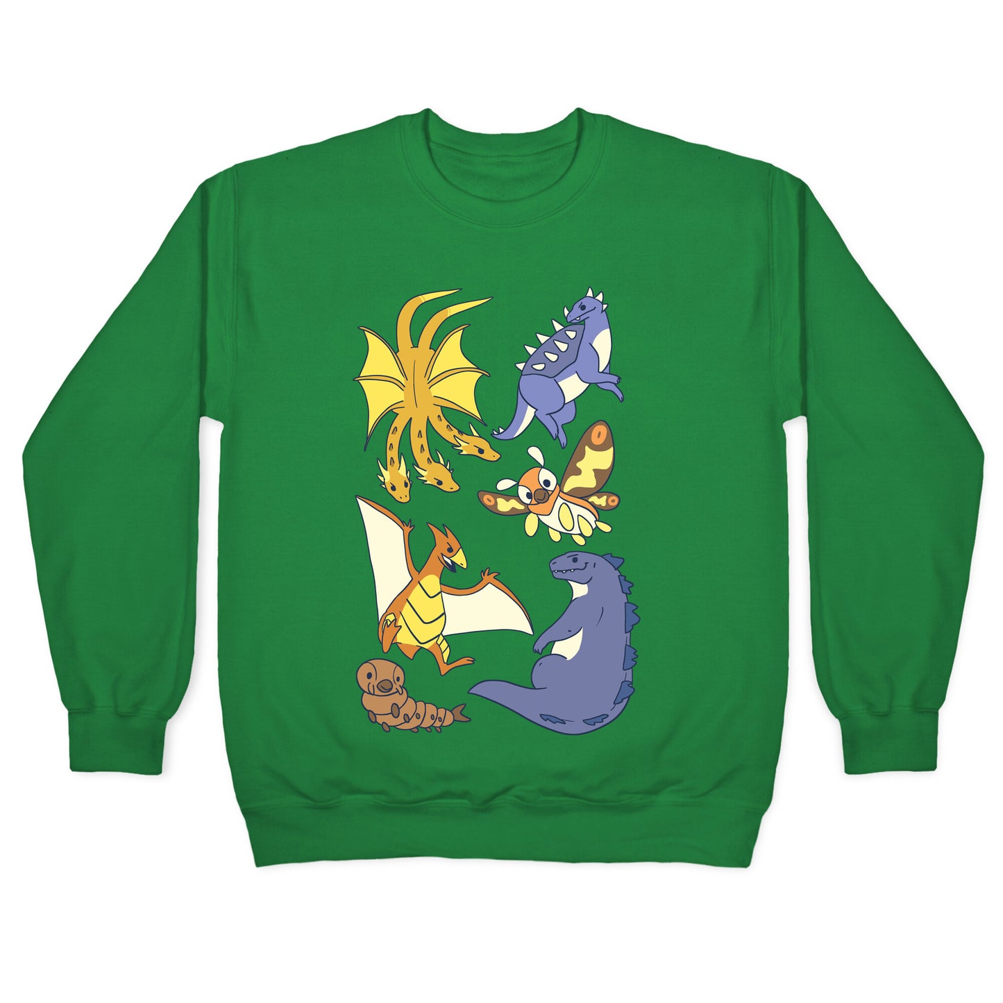 Godzilla and Friends Crewneck Sweatshirt