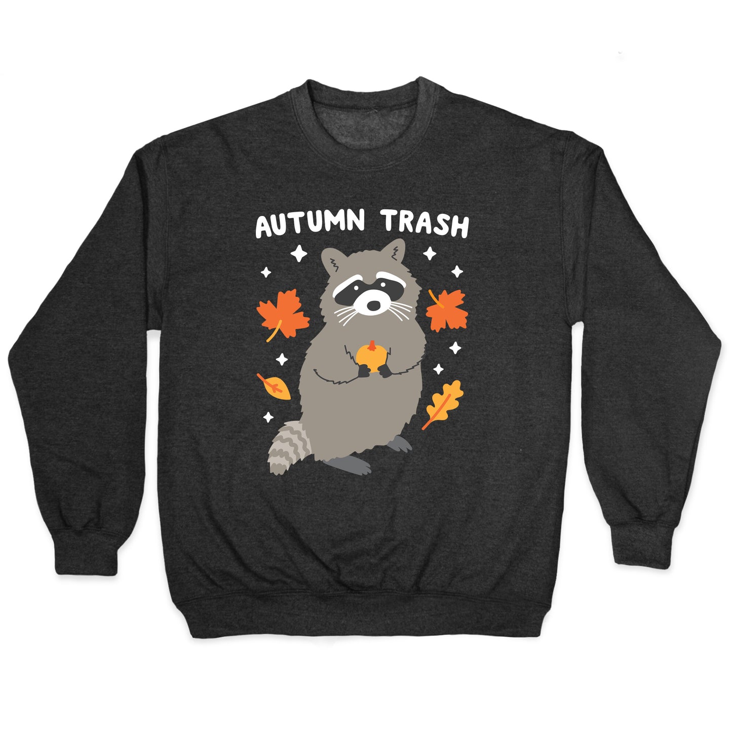 Autumn Trash Raccoon Crewneck Sweatshirt