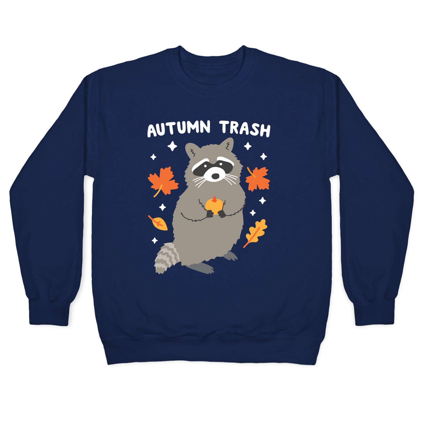Autumn Trash Raccoon Crewneck Sweatshirt