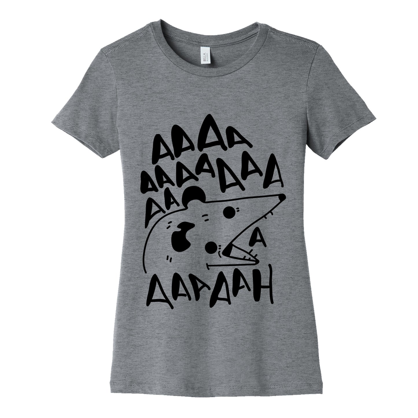 Screaming Possum Women's Cotton Tee