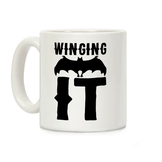 Winging It Bat Coffee Mug