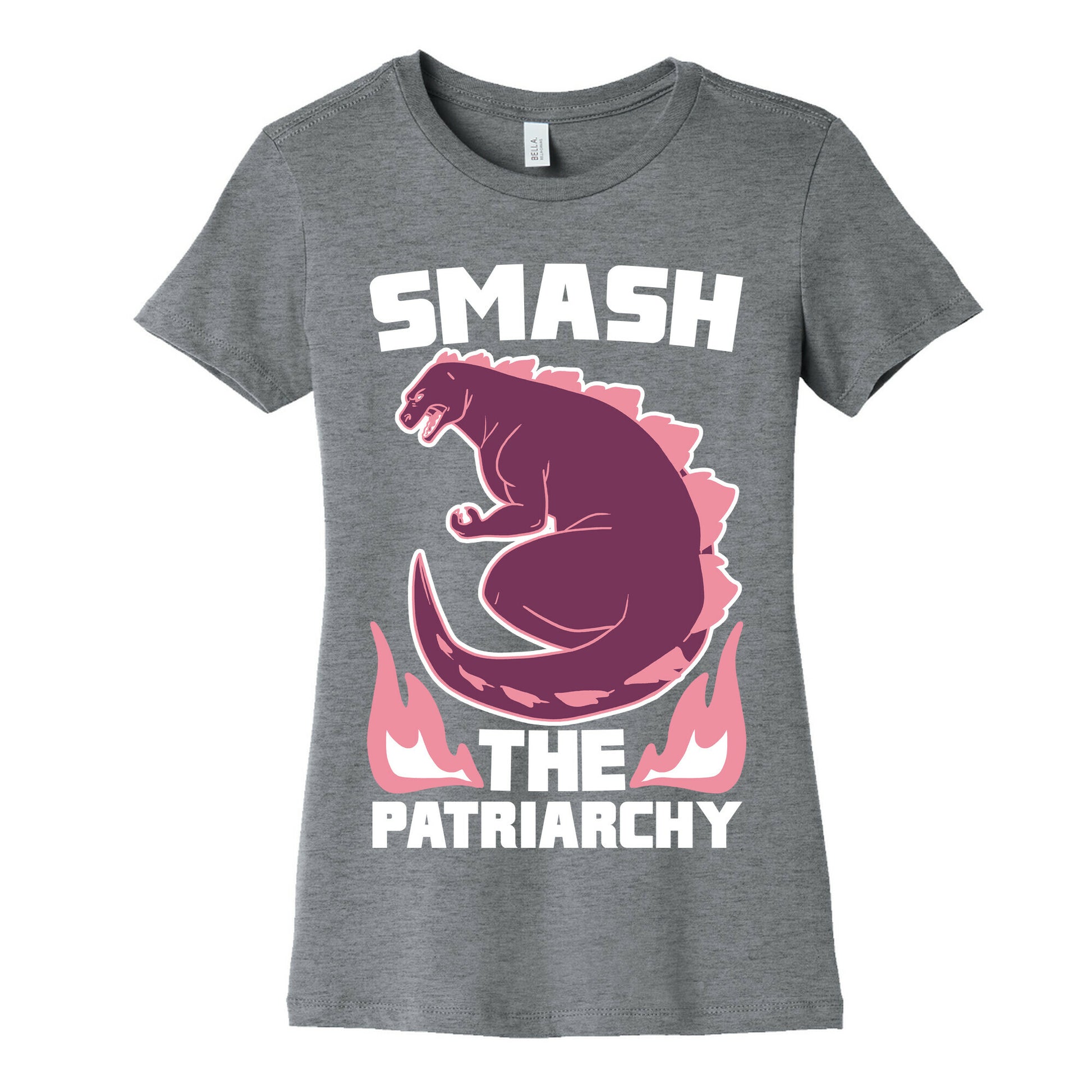 Smash the Patriarchy - Godzilla Women's Cotton Tee
