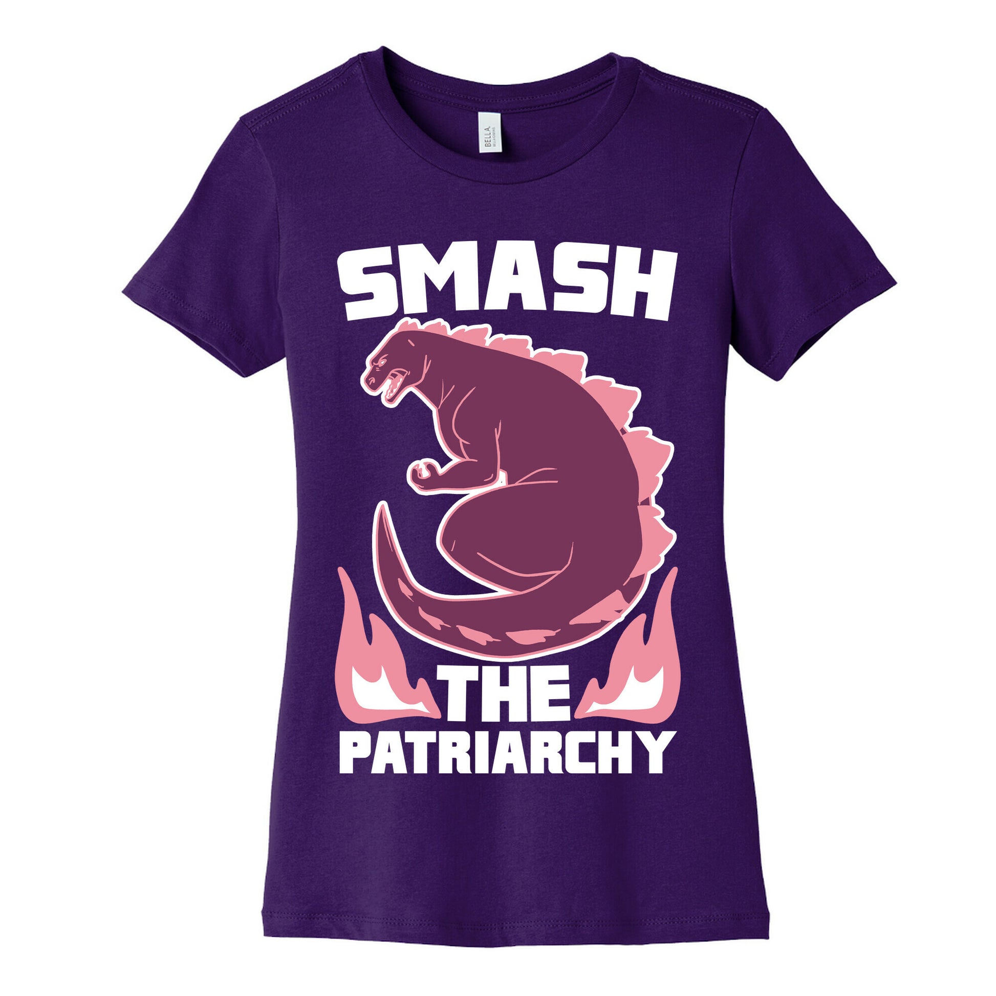 Smash the Patriarchy - Godzilla Women's Cotton Tee