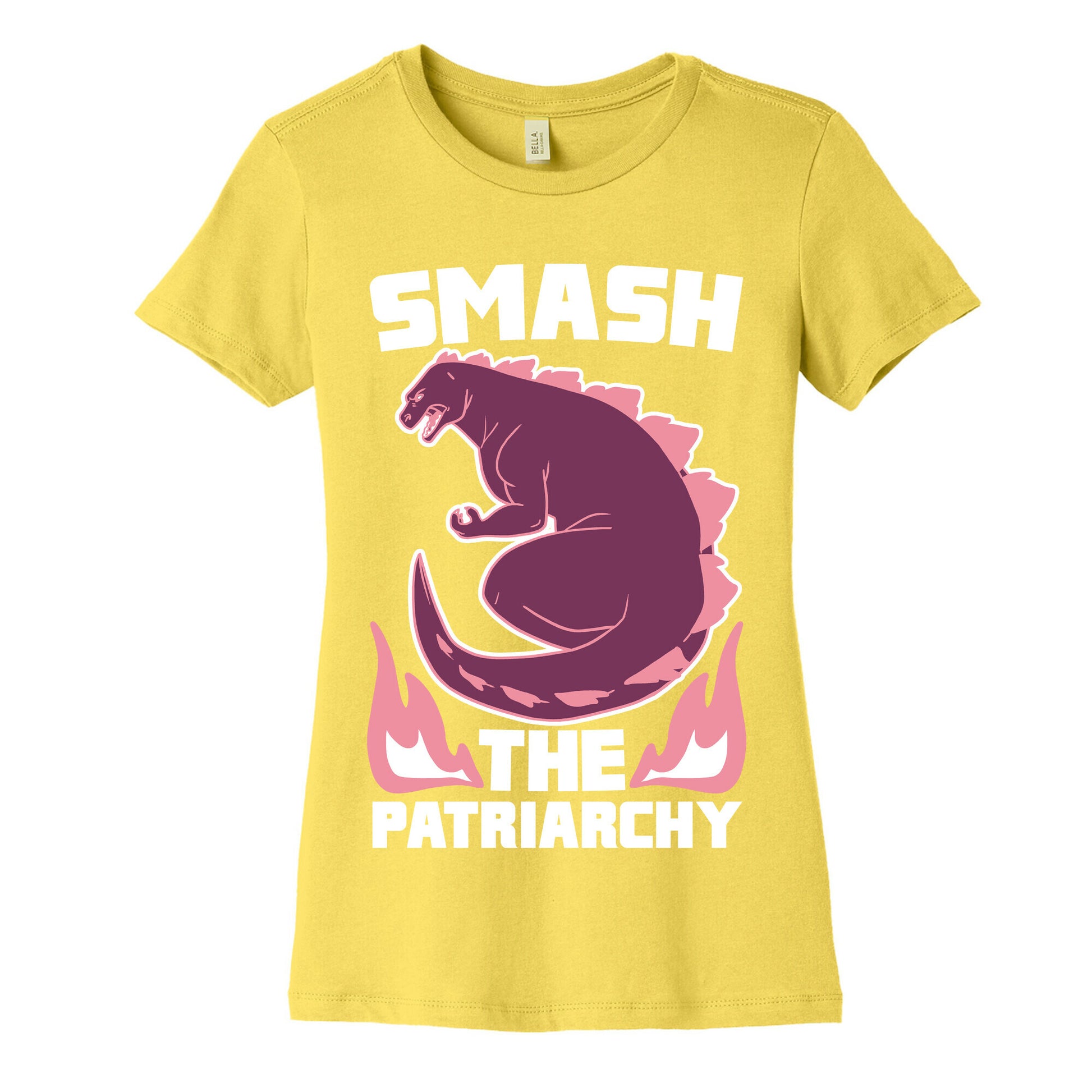 Smash the Patriarchy - Godzilla Women's Cotton Tee