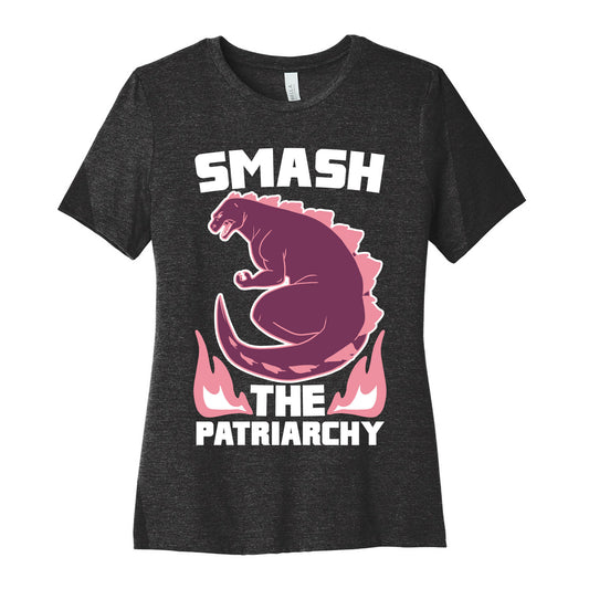 Smash the Patriarchy - Godzilla Women's Cotton Tee