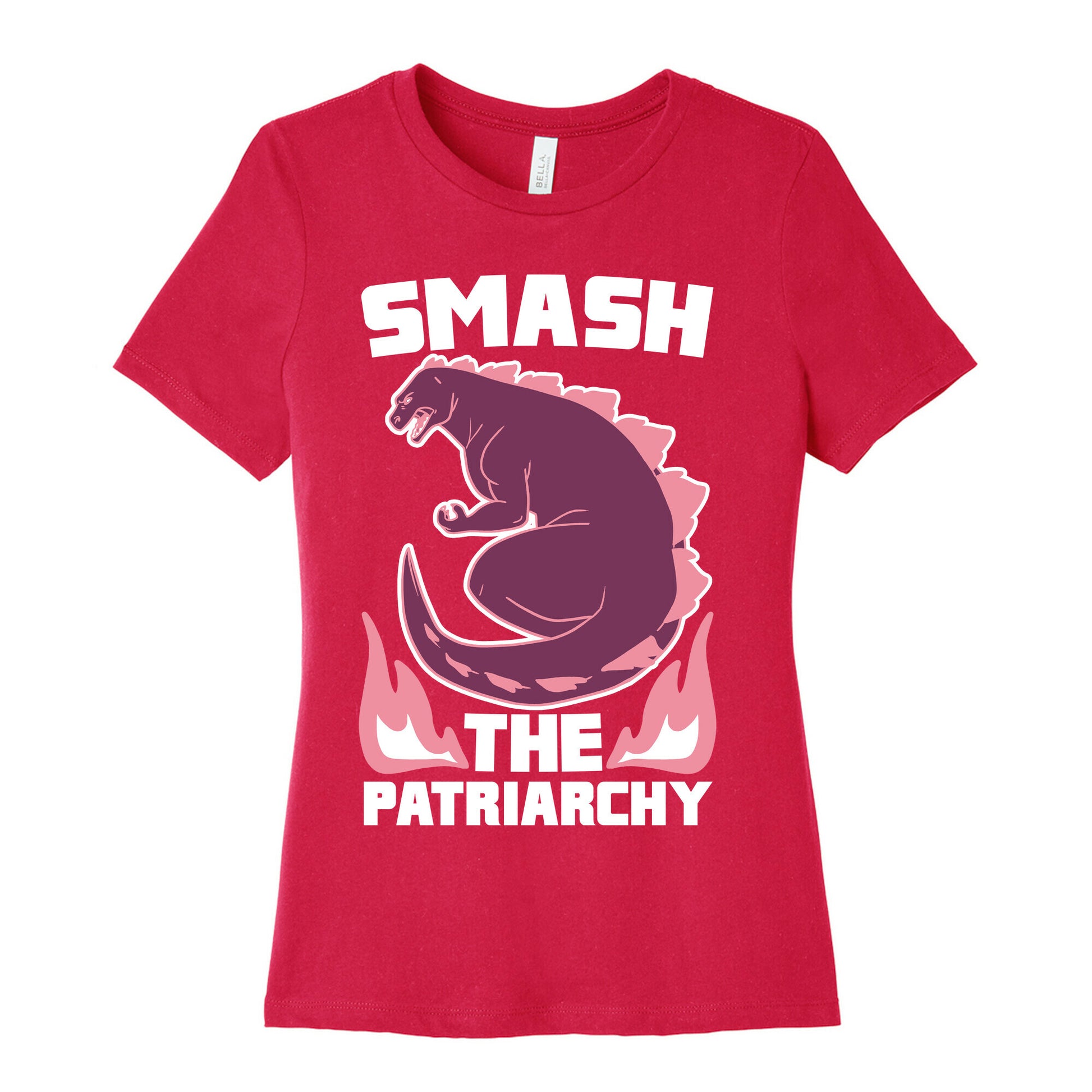Smash the Patriarchy - Godzilla Women's Cotton Tee
