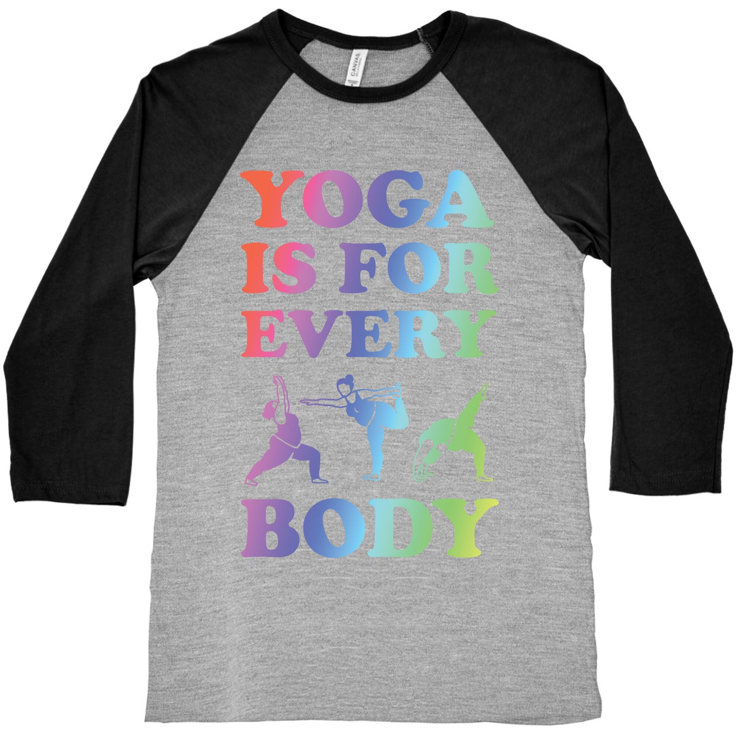 Yoga Is For Every Body Baseball Tee
