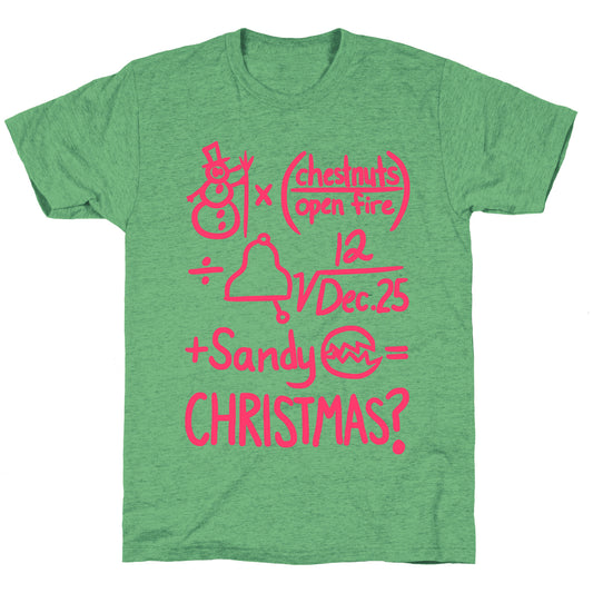 Christmas Equation Unisex Triblend Tee