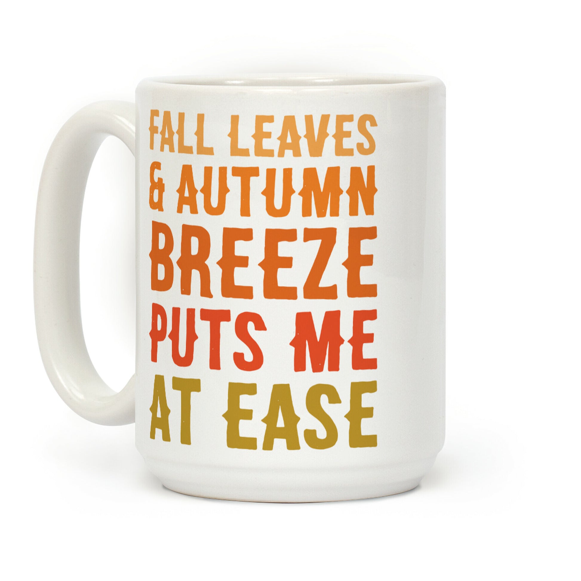 Fall Leaves and Autumn Breeze Coffee Mug