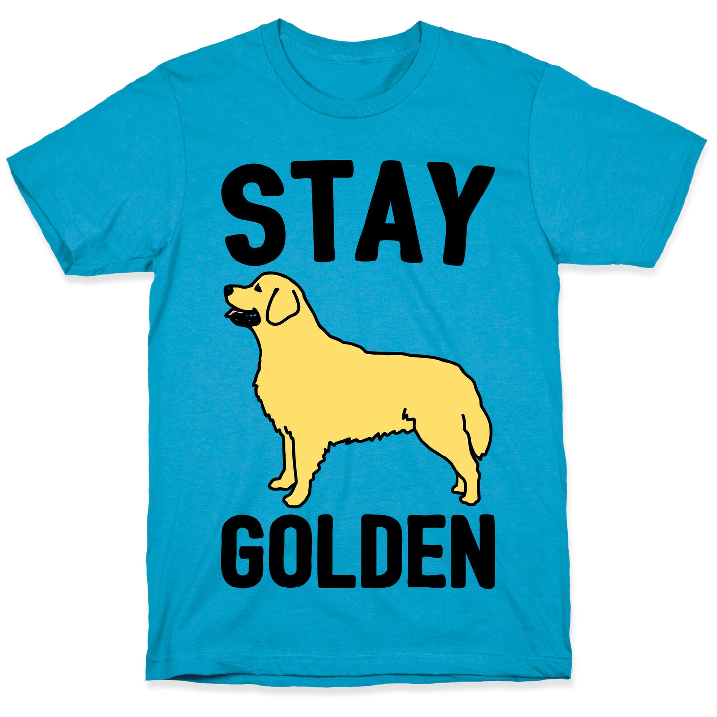 Stay Golden Golden Retriever Unisex Triblend Tee