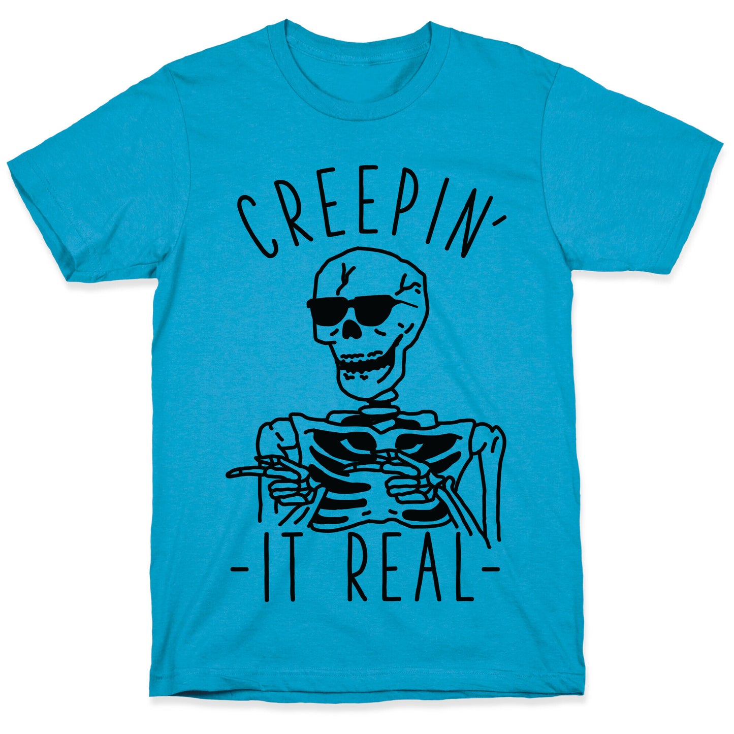 Creepin' It Real Skeleton Unisex Triblend Tee