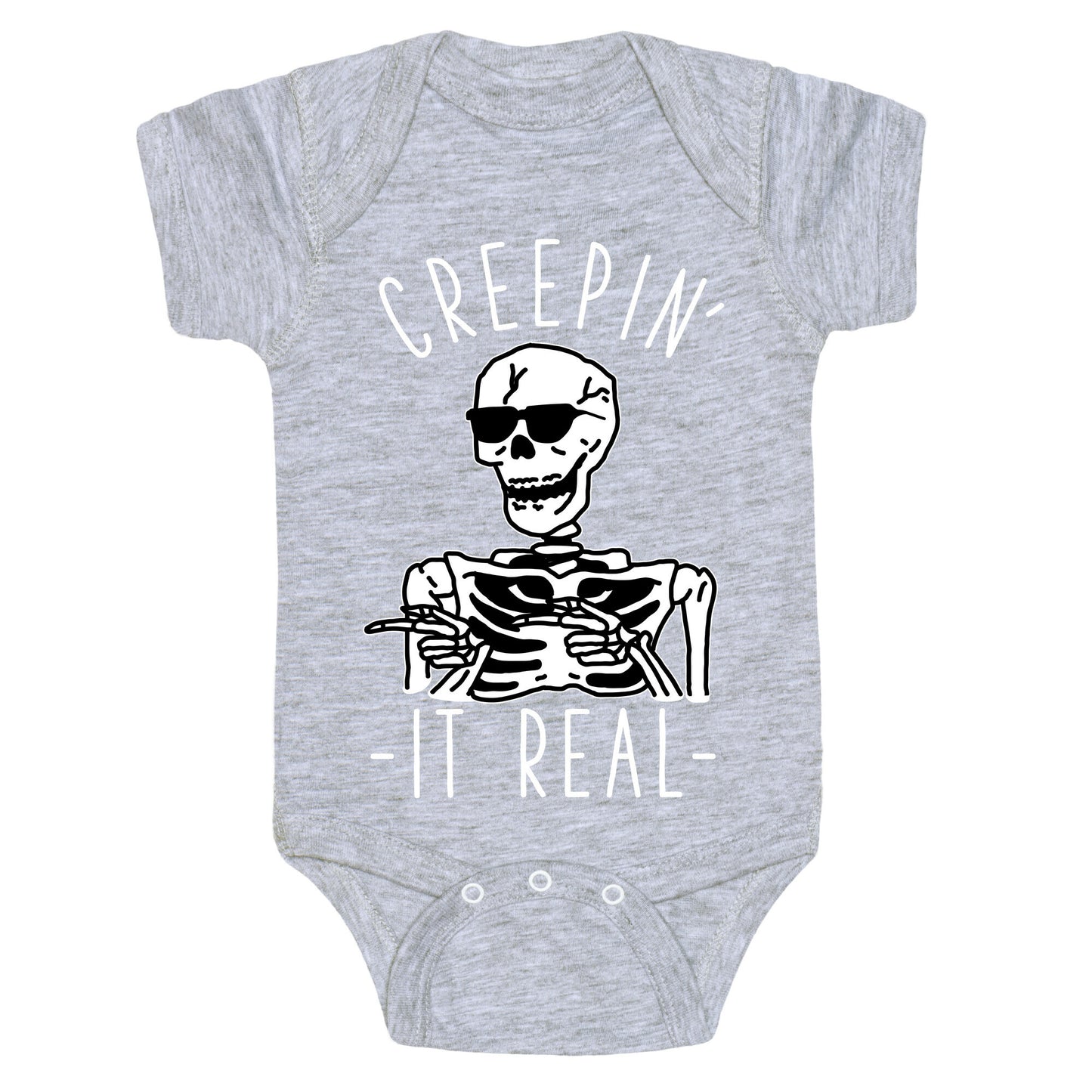 Creepin' It Real Skeleton Baby One Piece