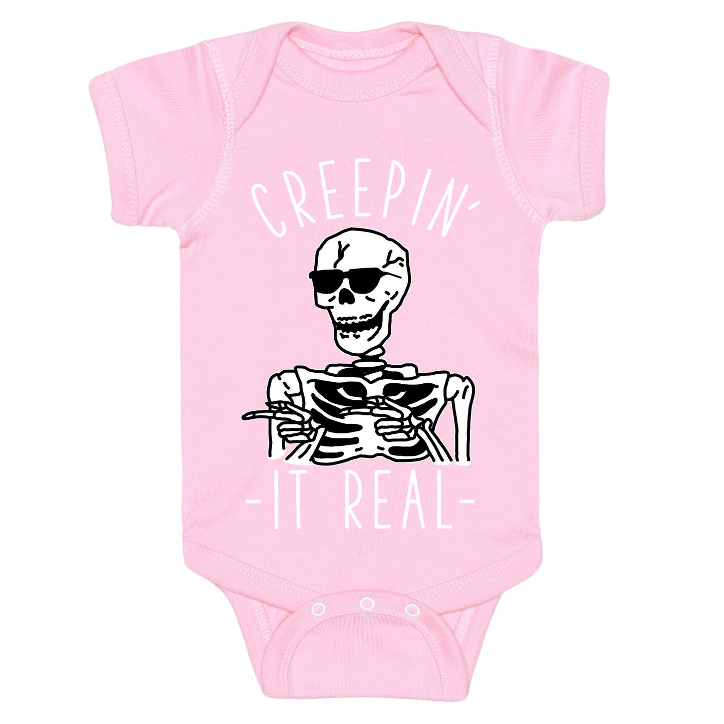Creepin' It Real Skeleton Baby One Piece