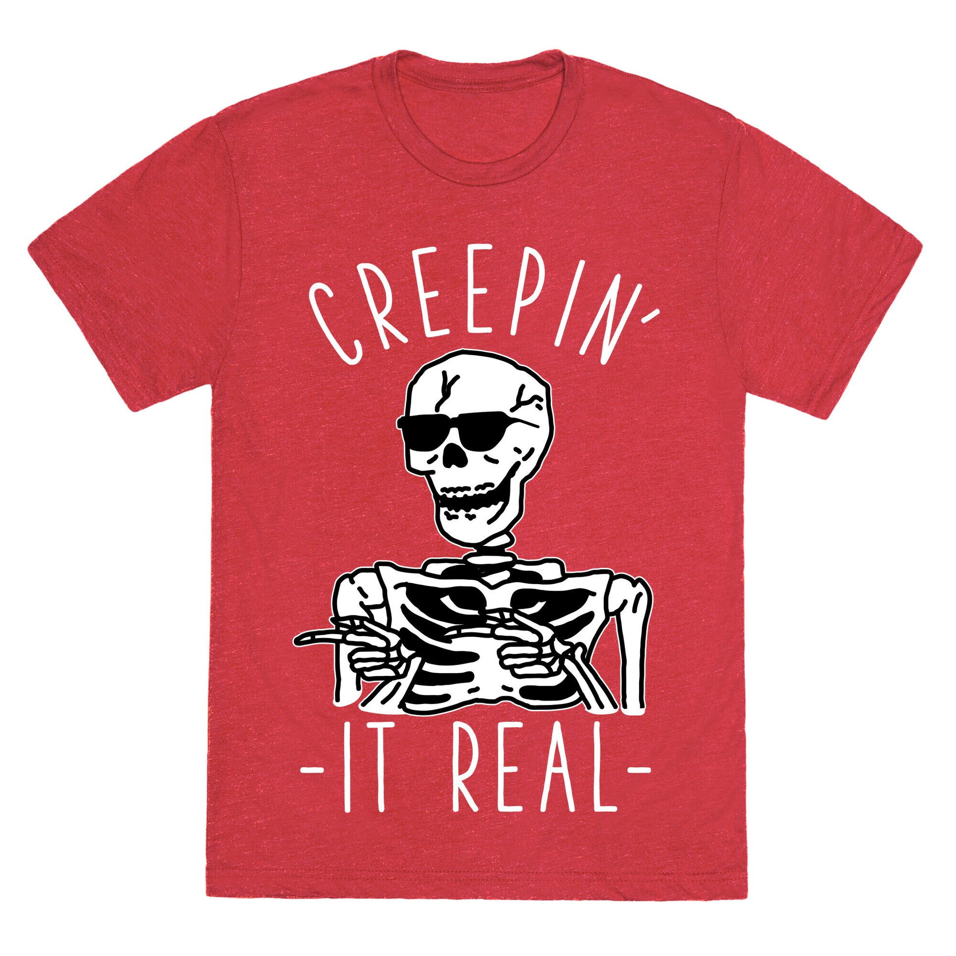 Creepin' It Real Skeleton  Unisex Triblend Tee