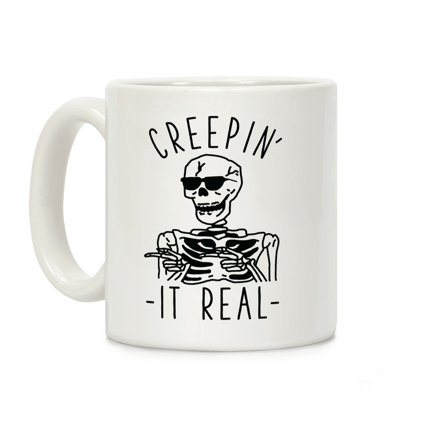 Creepin' It Real Skeleton Coffee Mug