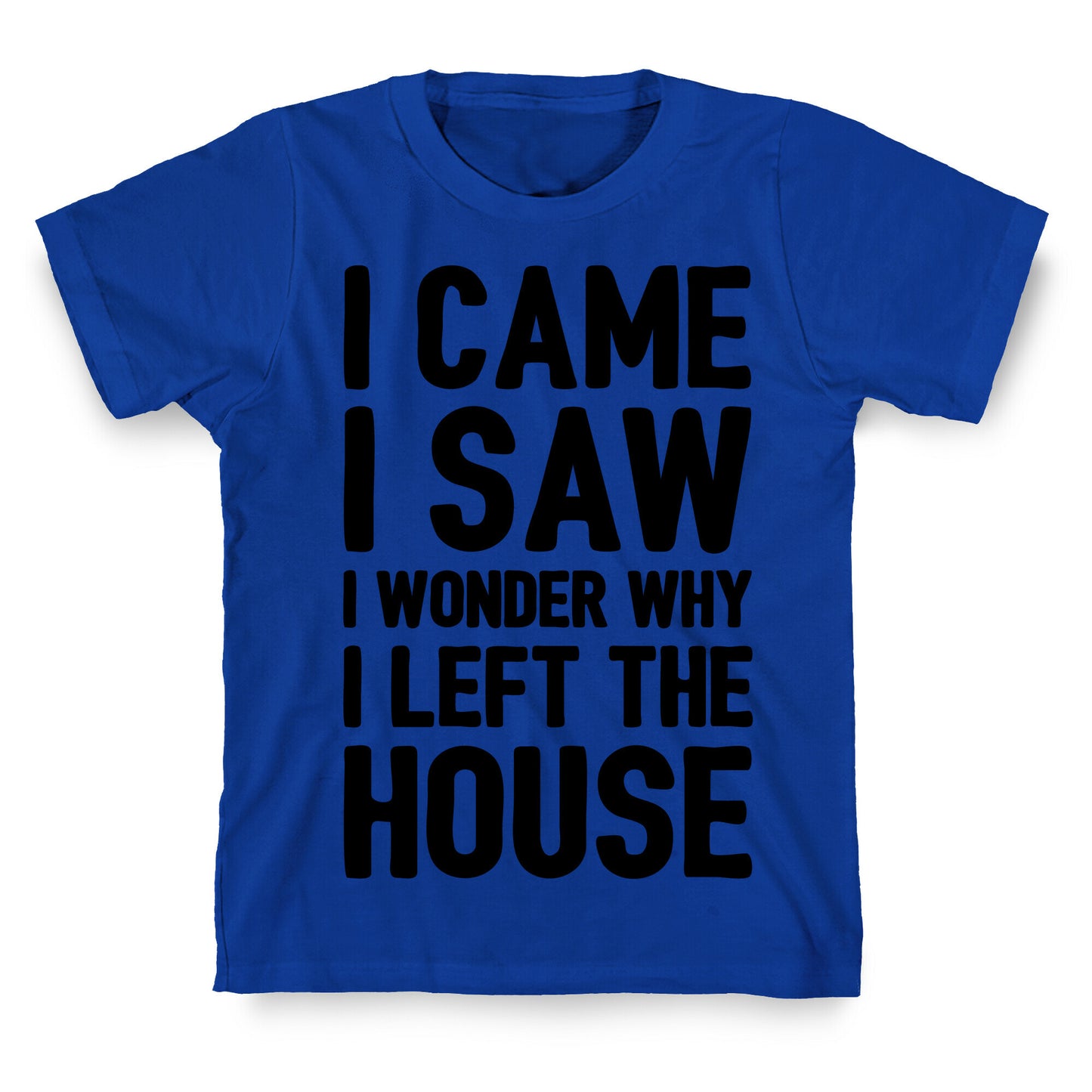I Came I Saw I Wonder Why I Left The House T-Shirt