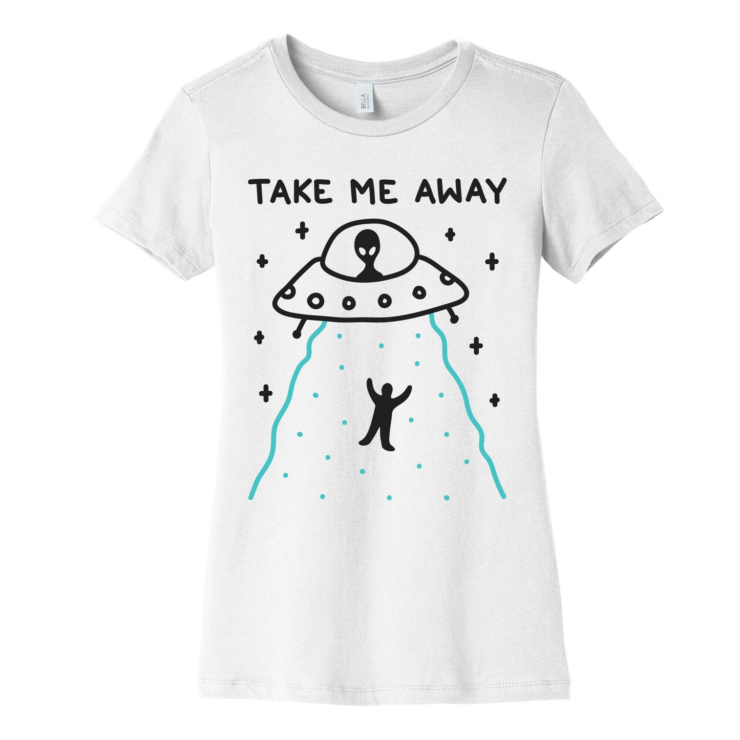 Take Me Away UFO Women's Cotton Tee