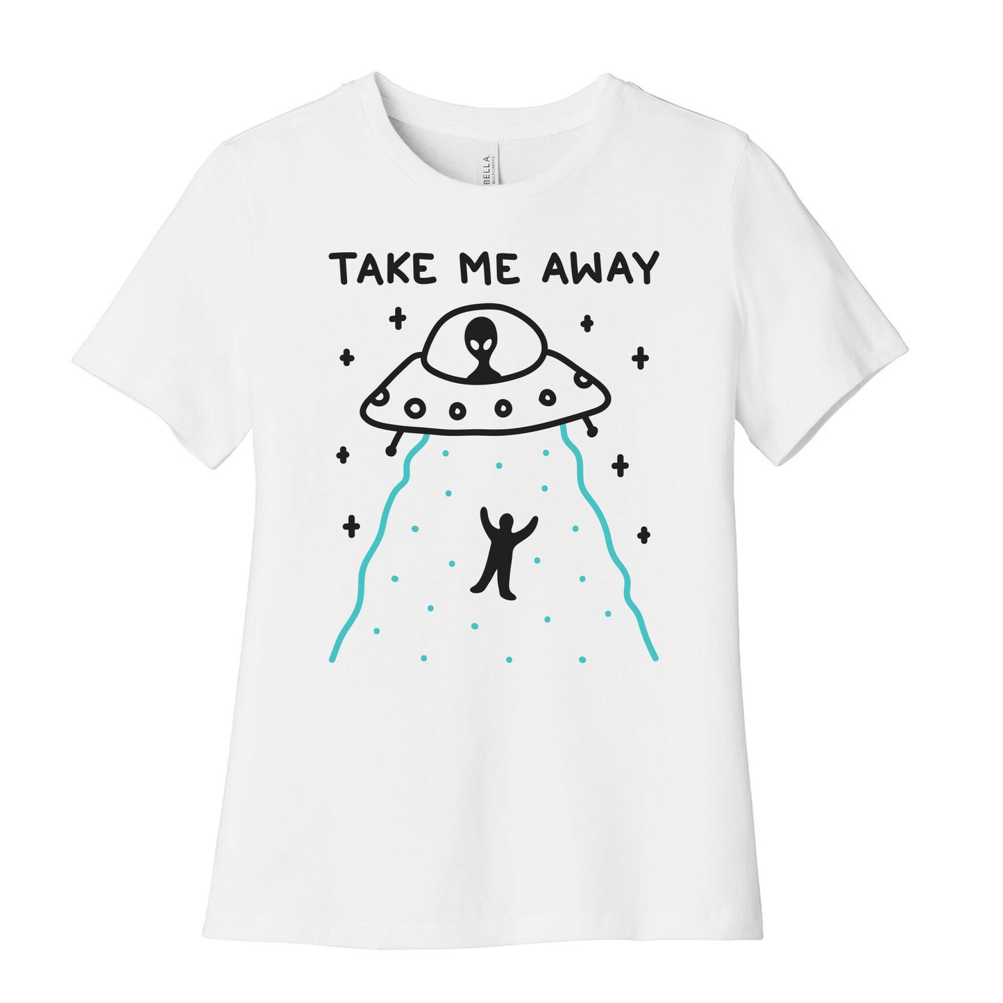 Take Me Away UFO Women's Cotton Tee