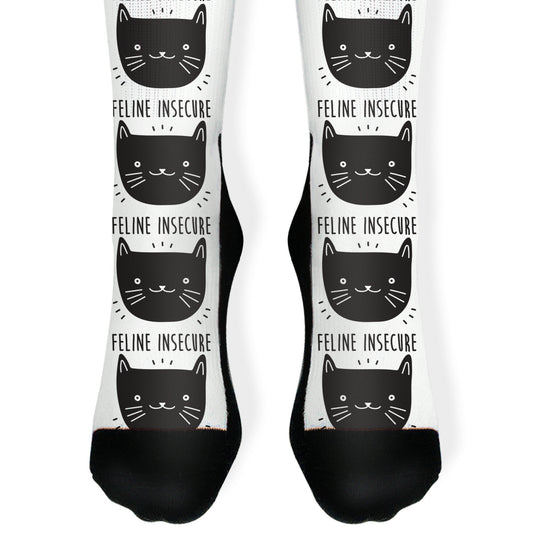 Feline Insecure Cat Socks