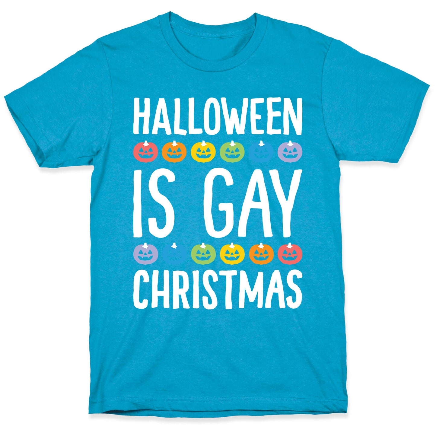 Halloween Is Gay Christmas Unisex Triblend Tee