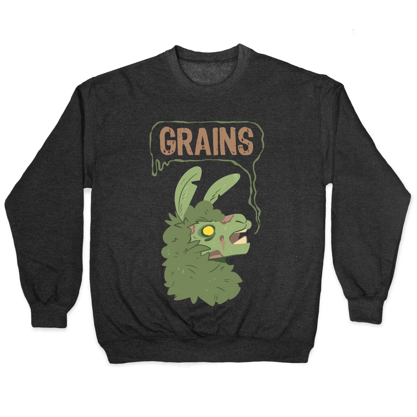 Zombie Llama Crewneck Sweatshirt