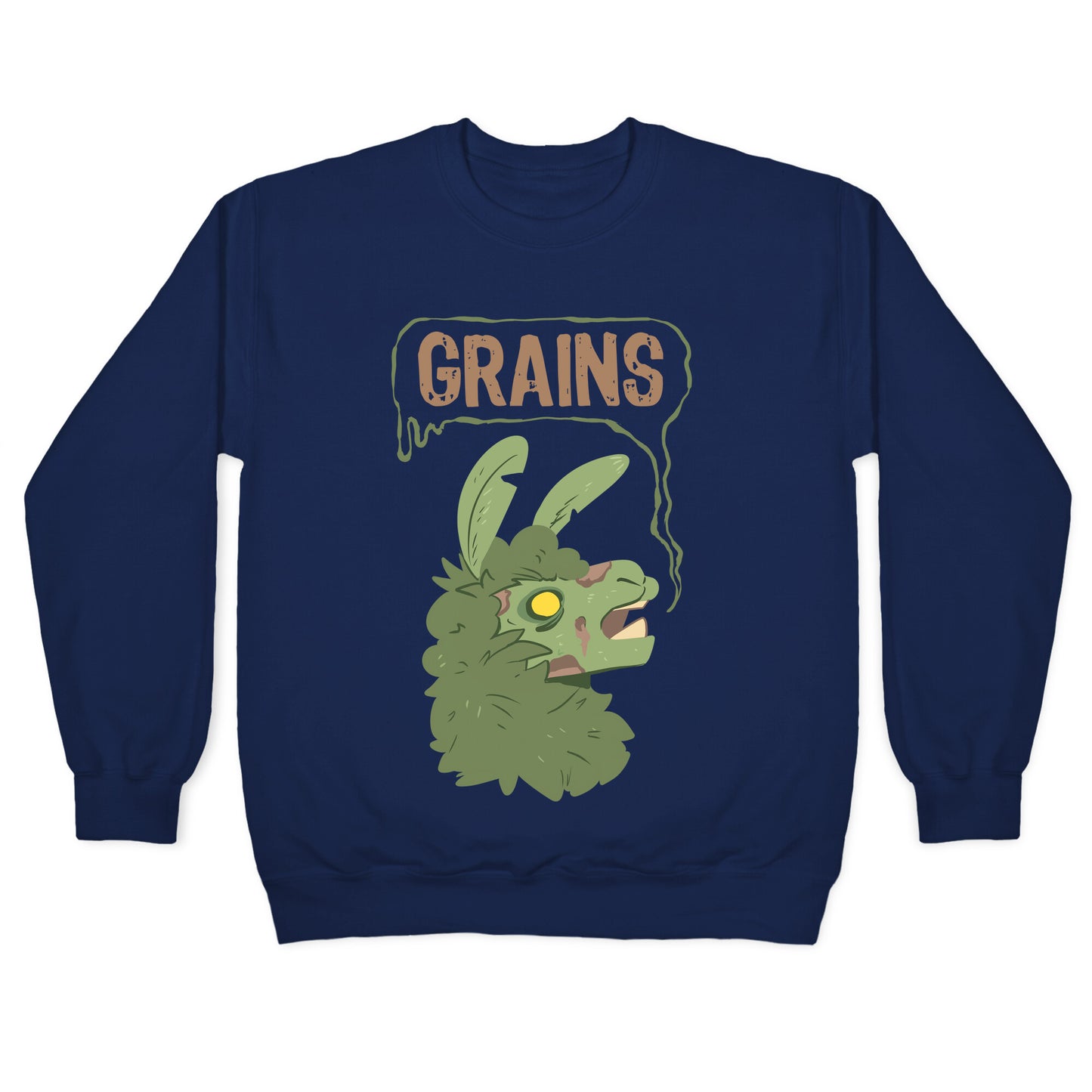 Zombie Llama Crewneck Sweatshirt