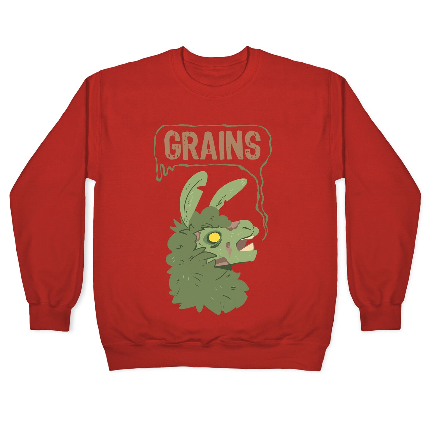 Zombie Llama Crewneck Sweatshirt