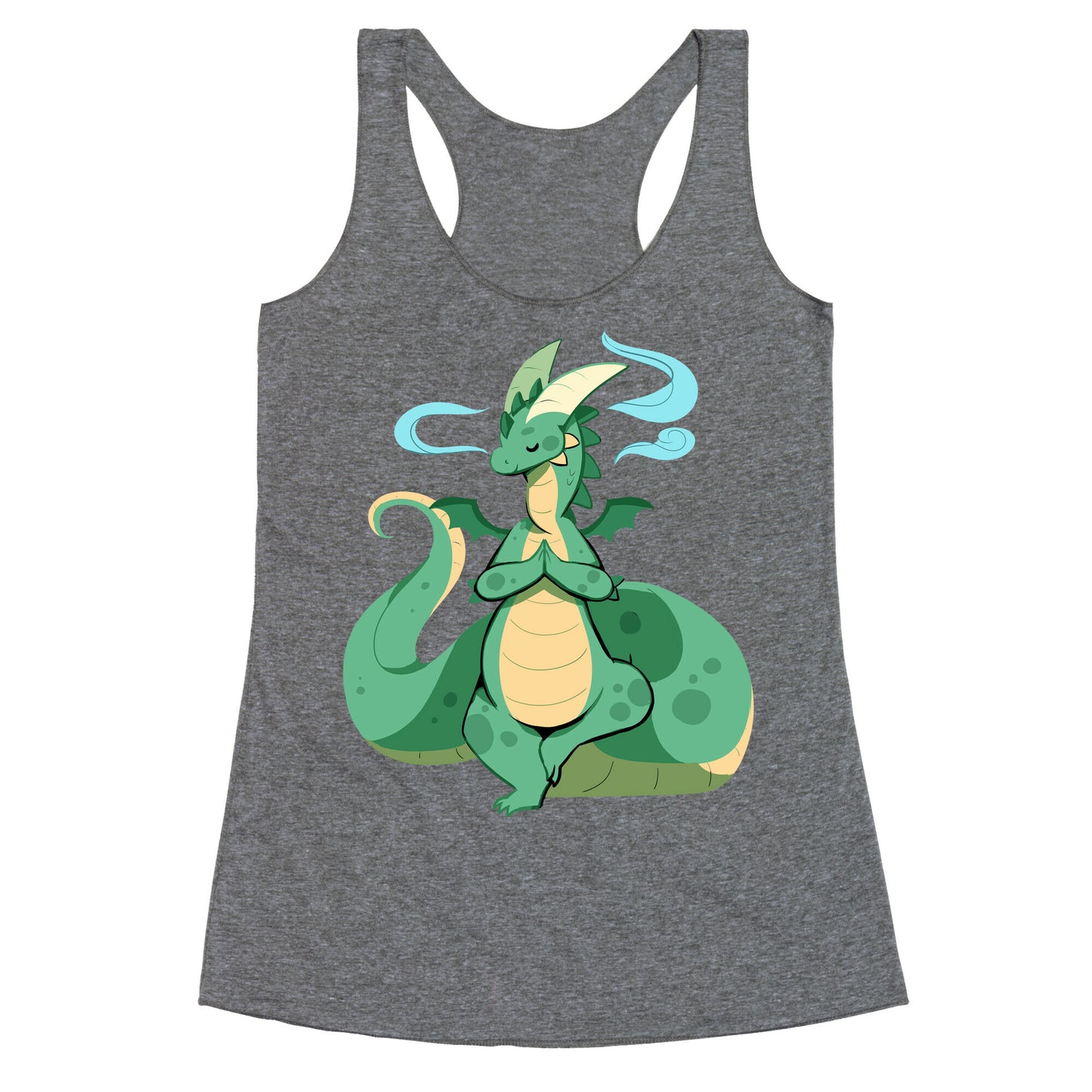 Dragon At Peace Racerback Tank