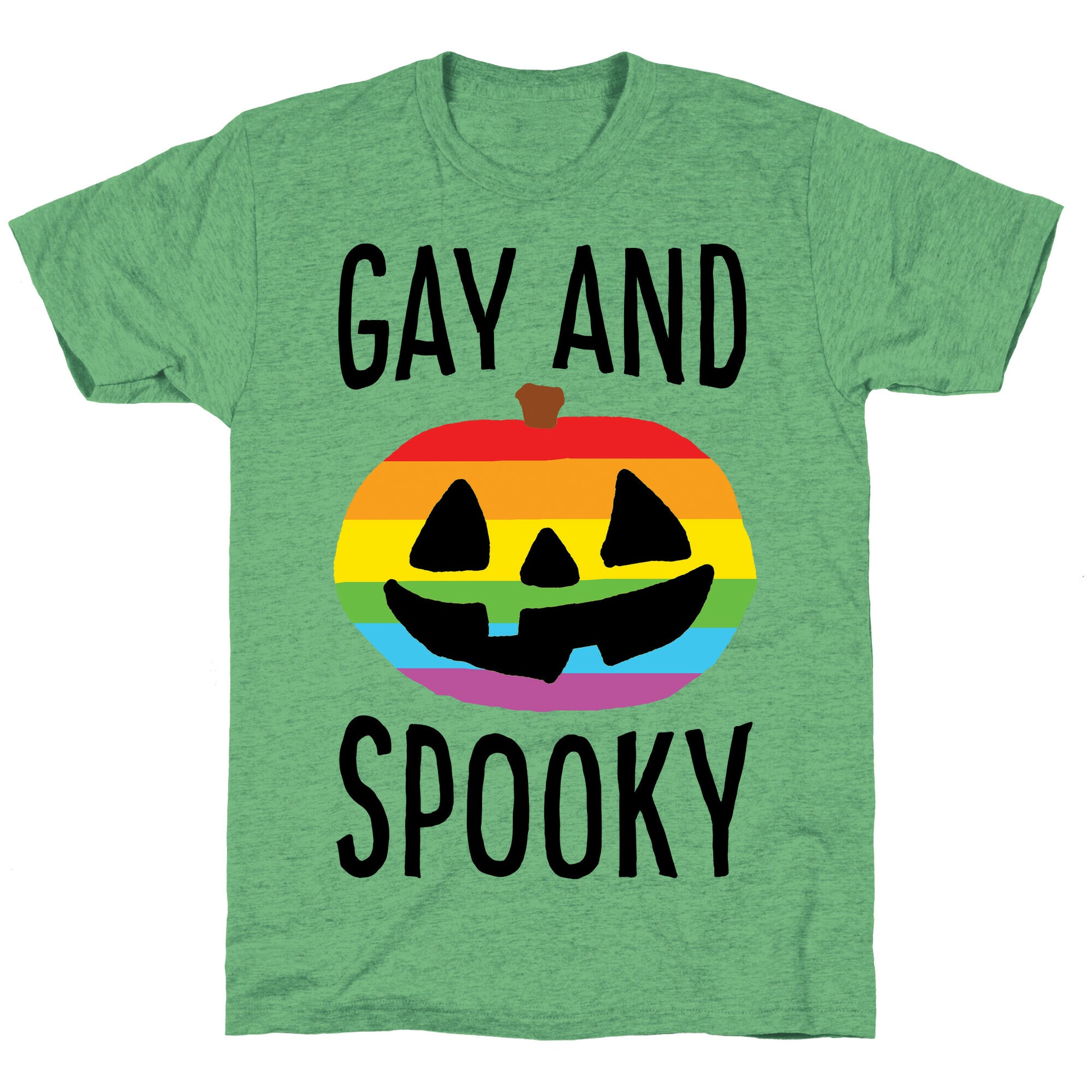 Gay And Spooky Unisex Triblend Tee
