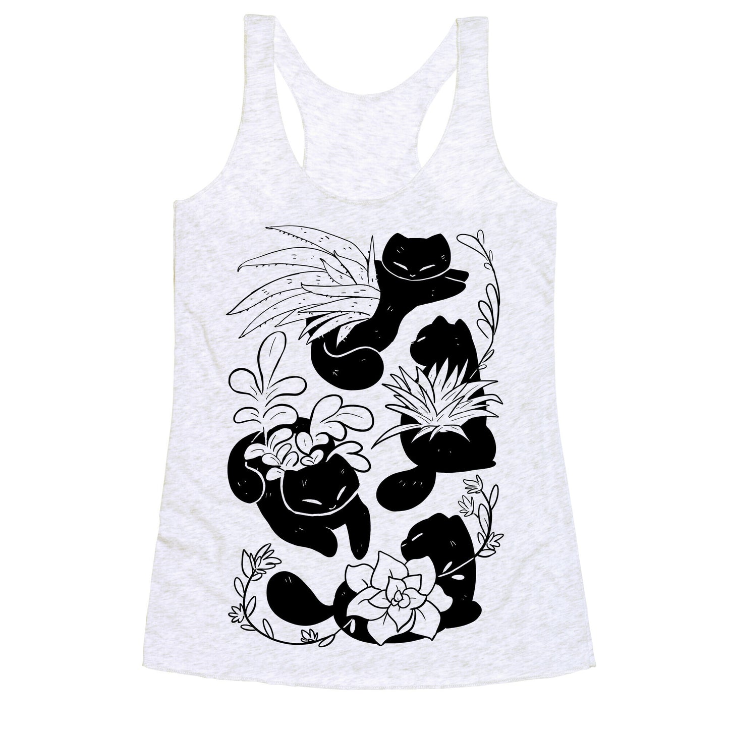 Succulent Cats Racerback Tank