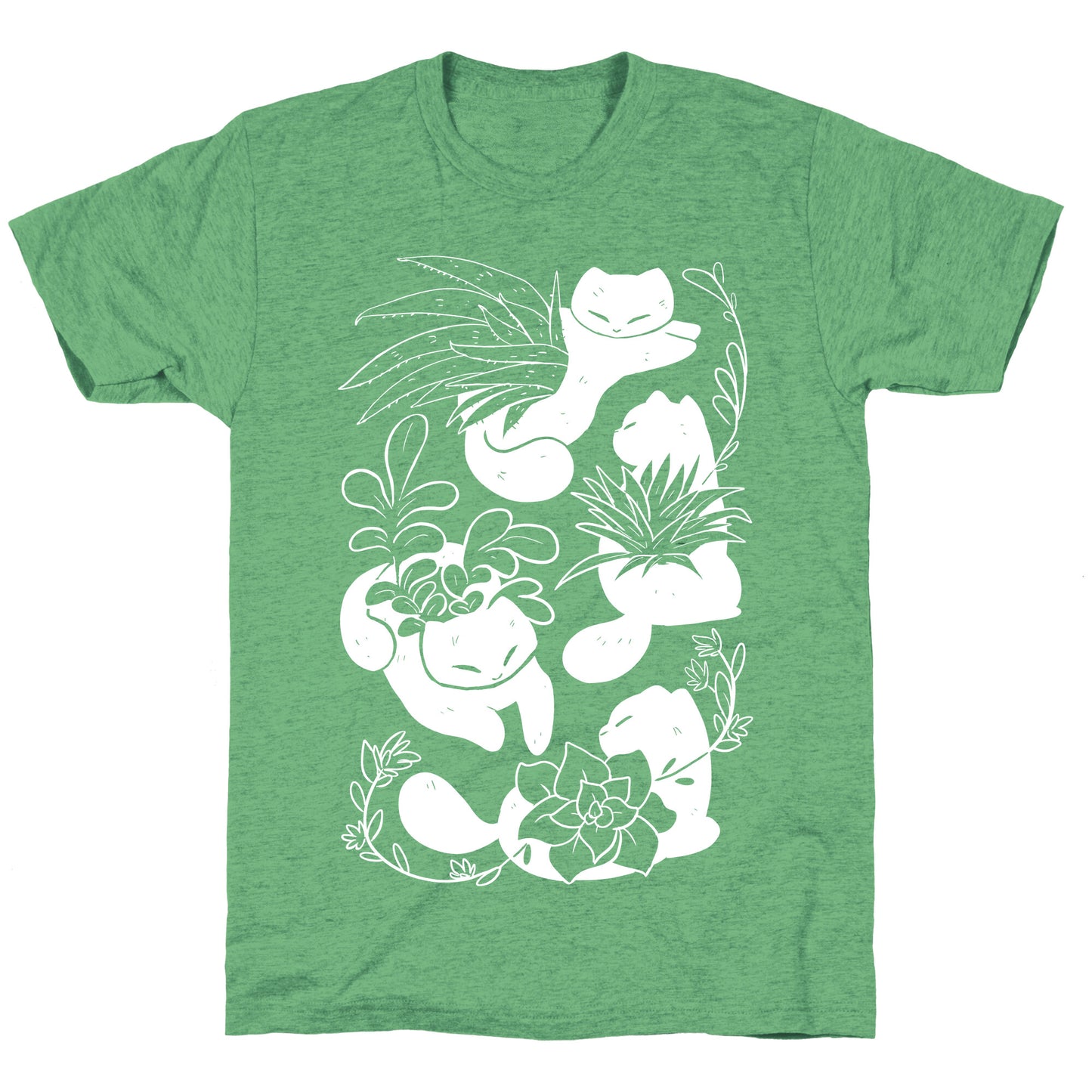 Succulent Cats Unisex Triblend Tee