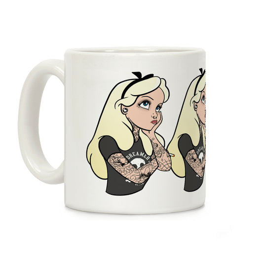 Punk Alice Parody Coffee Mug