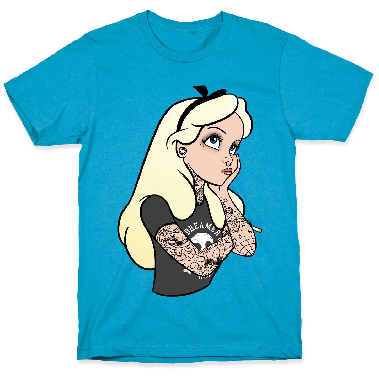 Punk Alice Parody Unisex Triblend Tee