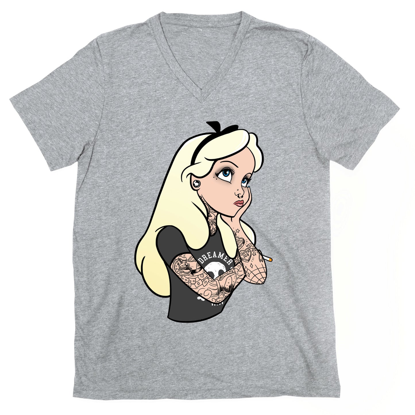 Punk Alice Parody V-Neck