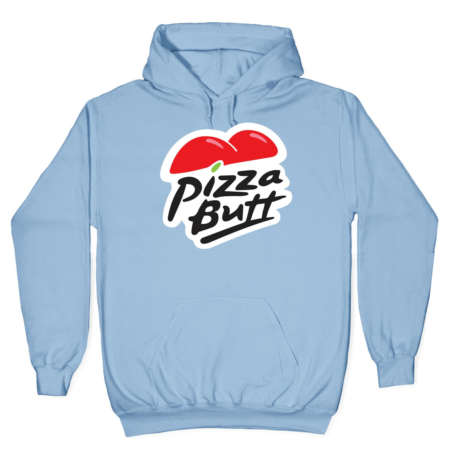 Pizza Butt Parody Hoodie