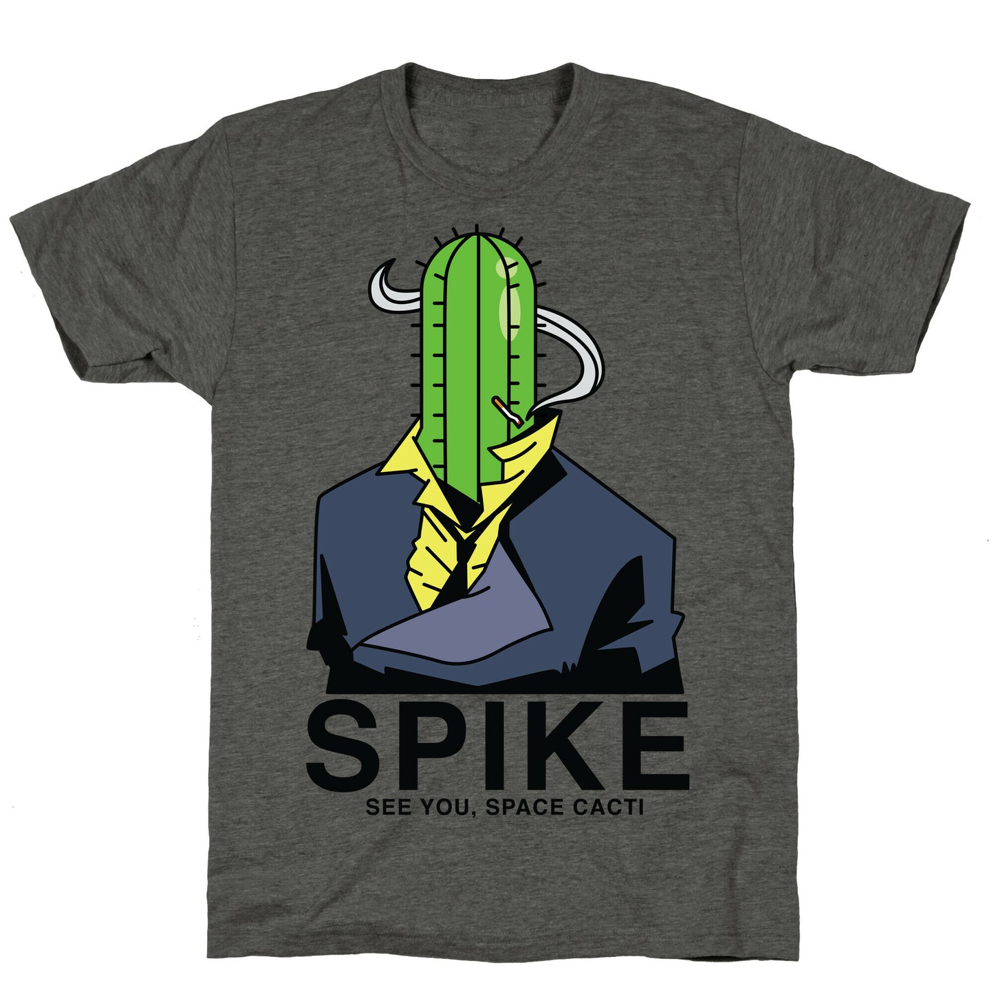 Spike Cactus Cowboy Bebop Unisex Triblend Tee