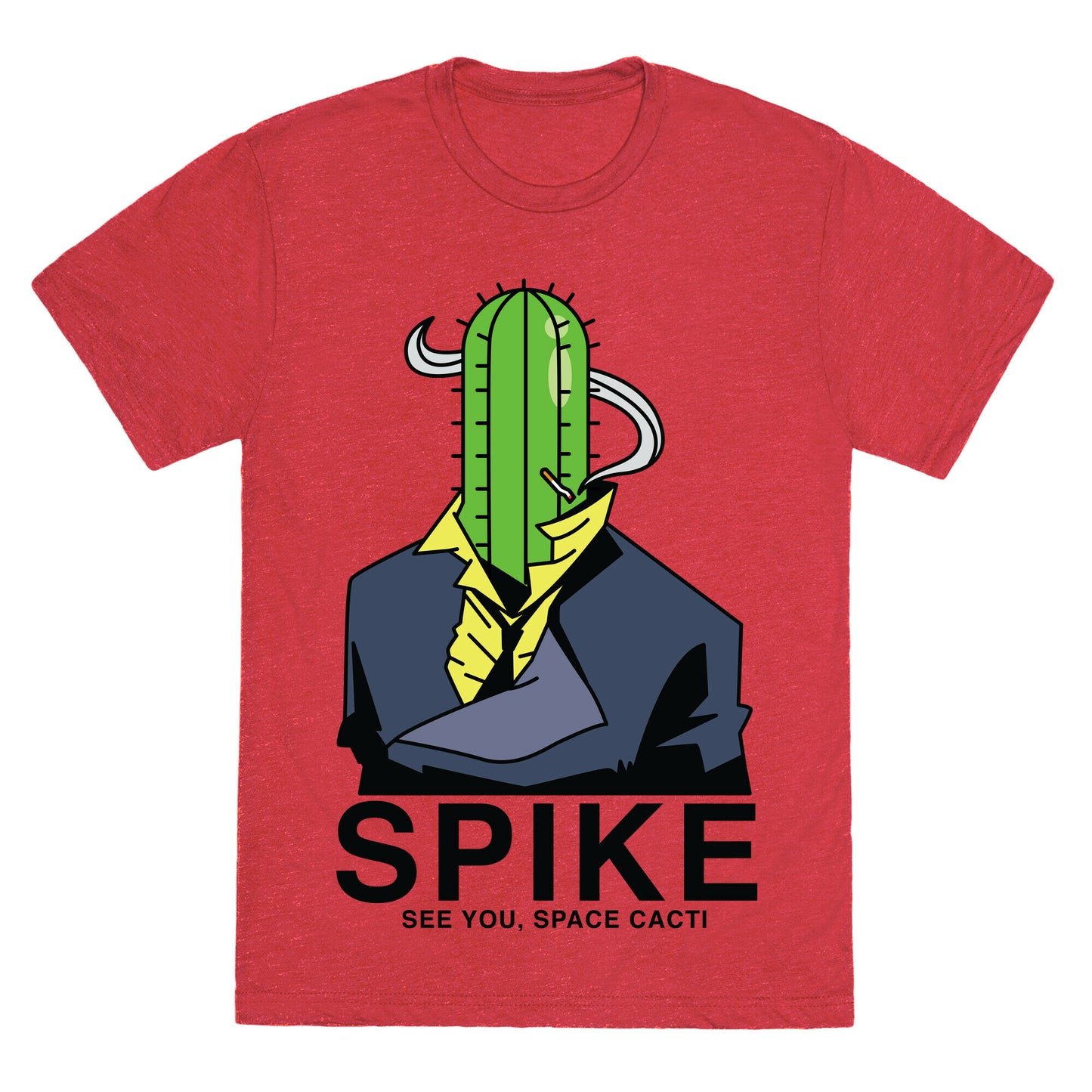 Spike Cactus Cowboy Bebop Unisex Triblend Tee