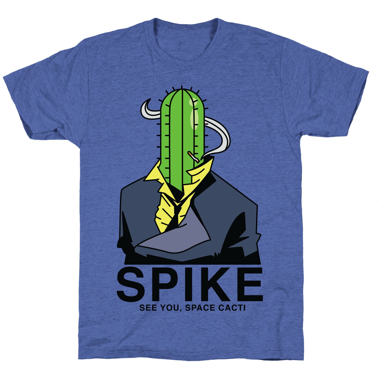 Spike Cactus Cowboy Bebop Unisex Triblend Tee