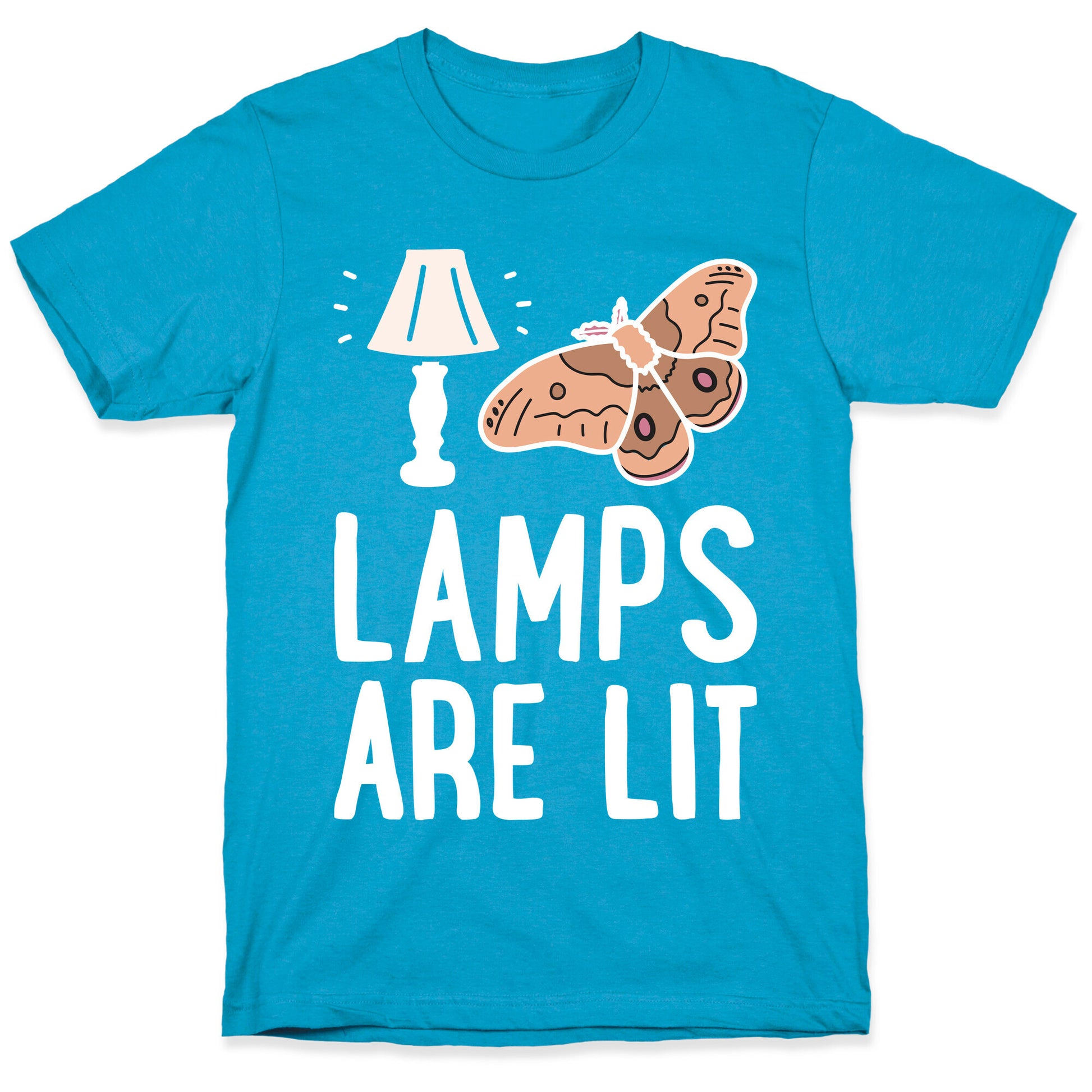 Lamps Are Lit Moth Unisex Triblend Tee