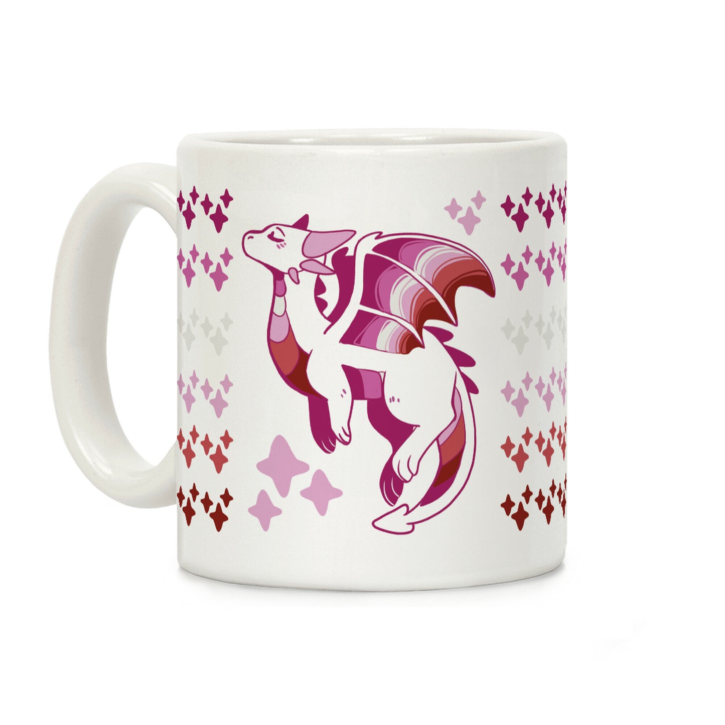 Lesbian Pride Dragon Coffee Mug