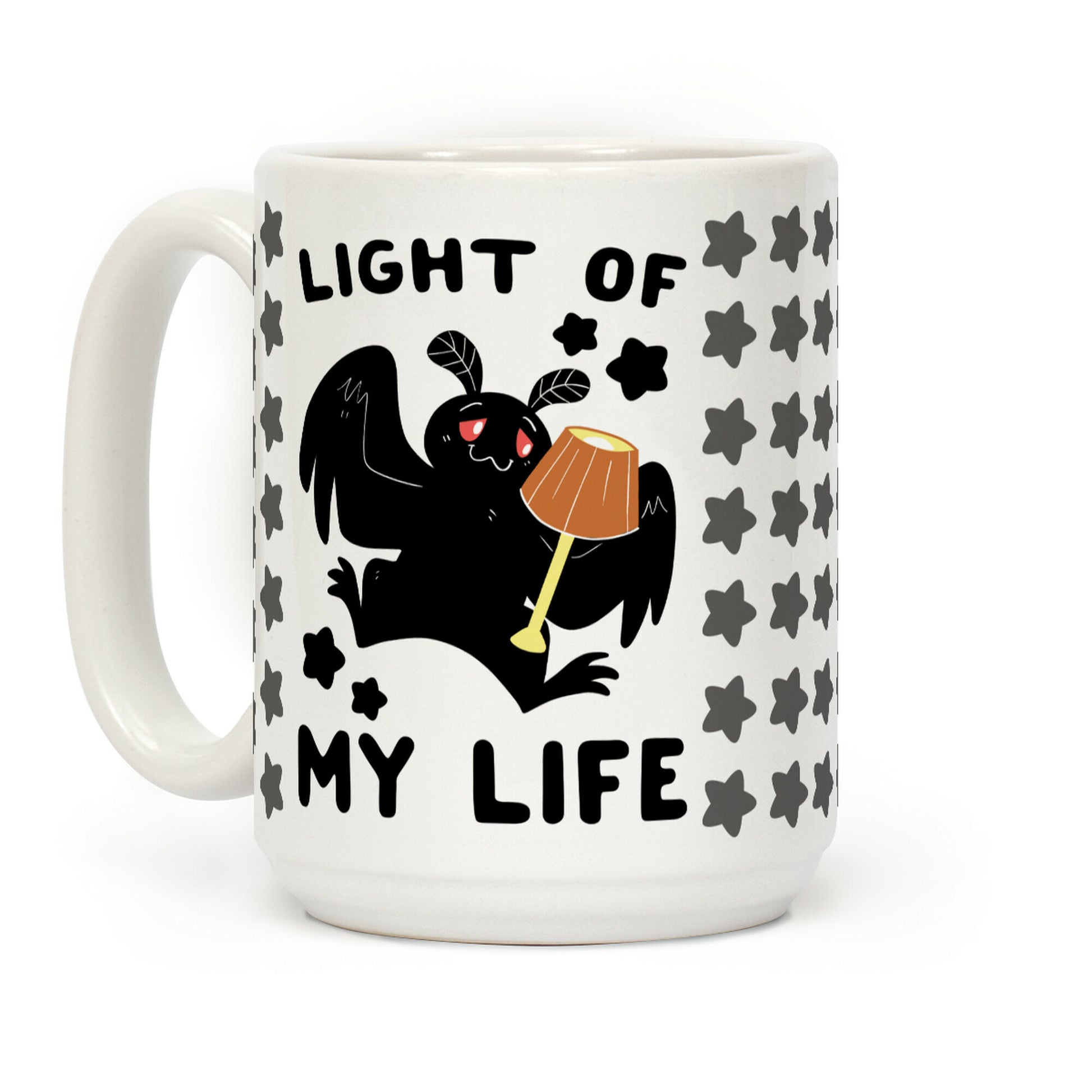 Light of my Life - Mothman and Lamp Coffee Mug