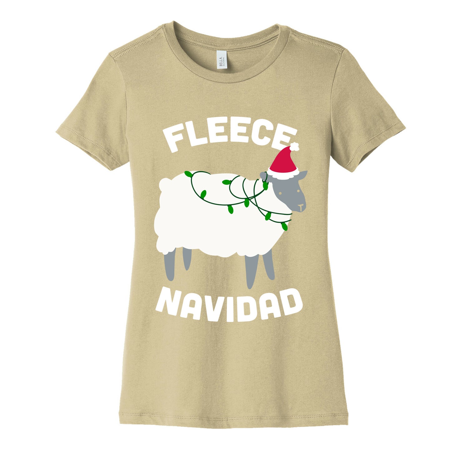 Fleece Navidad Women's Cotton Tee